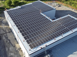 Net Zero building solar panels, Belleville, Ontario