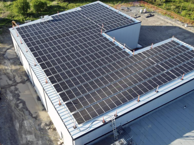 Net Zero building solar panels, Belleville, Ontario