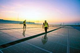 Otter Energy solar installation team