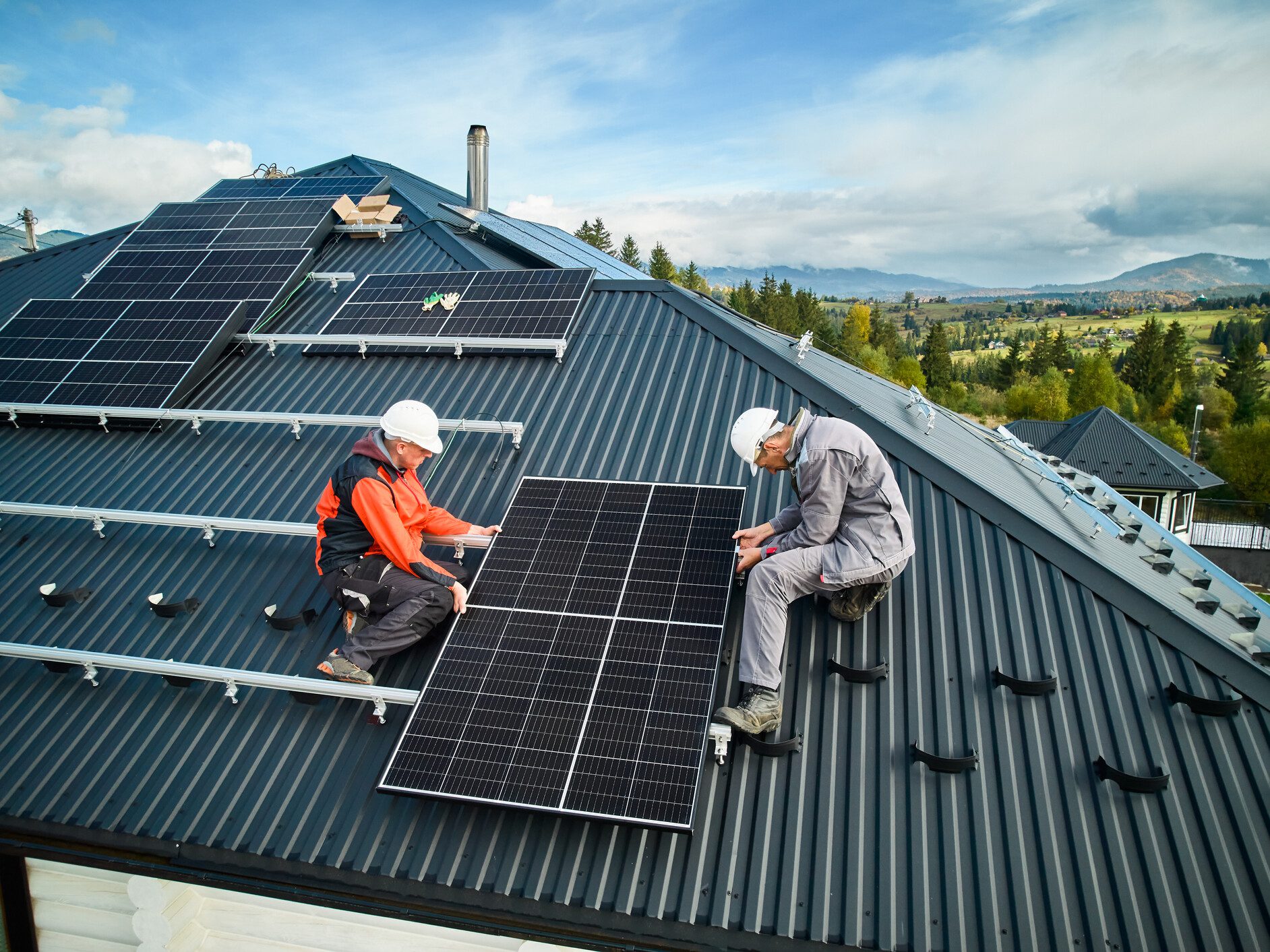 Residential solar installation